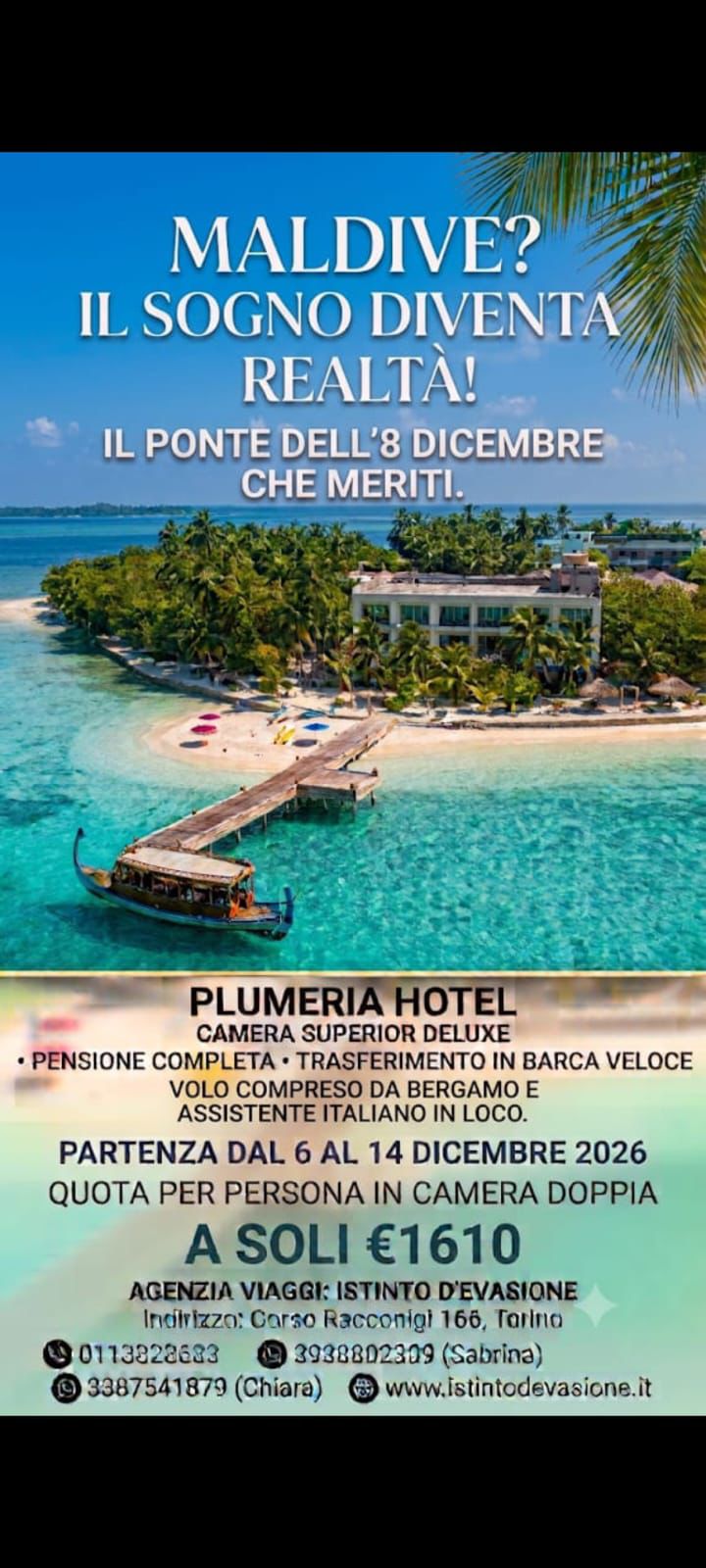 Viaggio alle Maldive